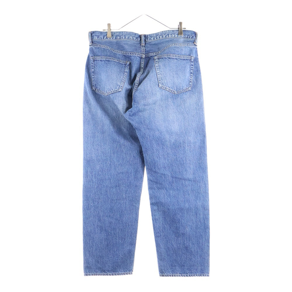 A.PRESSE(アプレッセ) Washed Denim Pants E BLEACH ウォッシュ加工 ストレート デニムパンツ インディゴ AP-4004