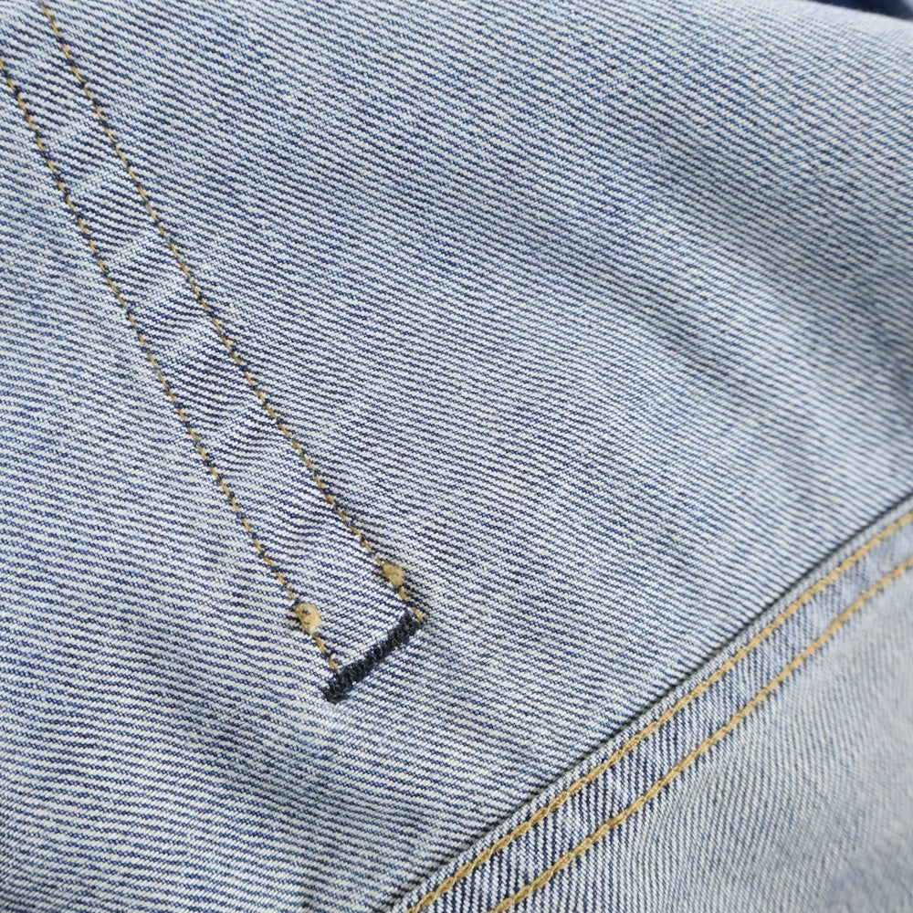 A.PRESSE(アプレッセ) Washed Denim Pants E BLEACH ウォッシュ加工 ストレート デニムパンツ インディゴ AP-4004