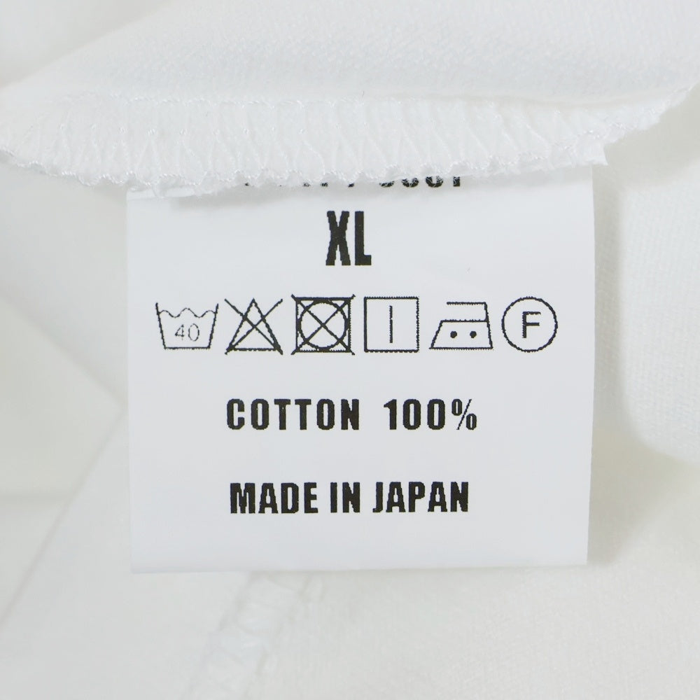 RATS(ラッツ) BOX LOGO WAY OF LIFE TEE フロントロゴプリント クルーネック 半袖Tシャツ ホワイト 24'SPT-0801