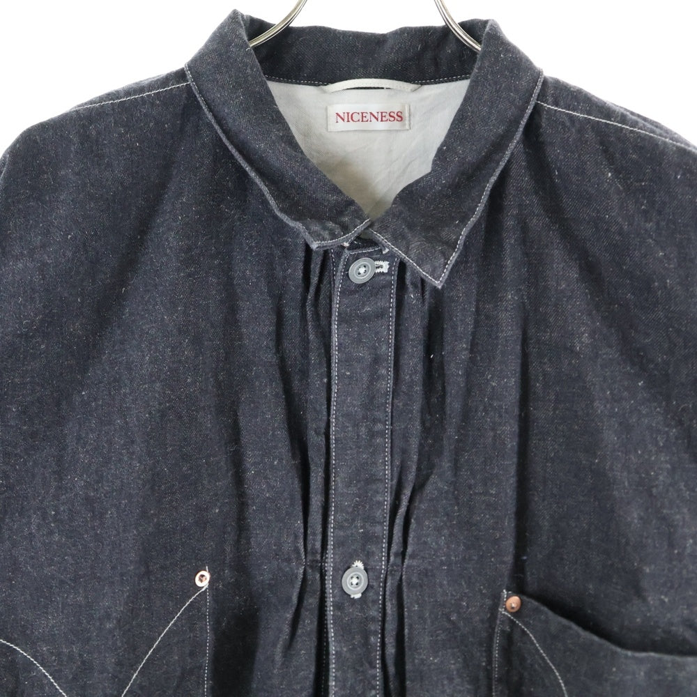 NICENESS(ナイスネス) 25SS IGGY デニム トラッカージャケット グレー NN-1701B15