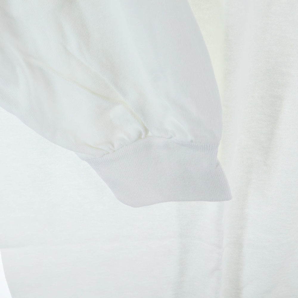 HTC(エイチティーシー) ×Standard California スタンダードカリフォルニア バックスタッズプリント クルーネック 長袖Tシャツ ホワイト