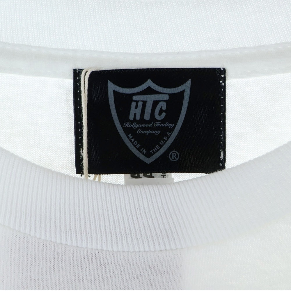 HTC(エイチティーシー) ×Standard California スタンダードカリフォルニア バックスタッズプリント クルーネック 長袖Tシャツ ホワイト