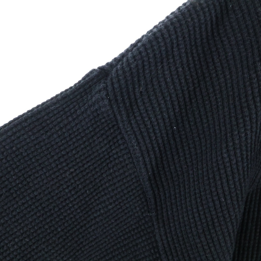 HUMAN MADE(ヒューマンメイド) フロントハートロゴ刺繍 サーマル 長袖Tシャツ ブラック