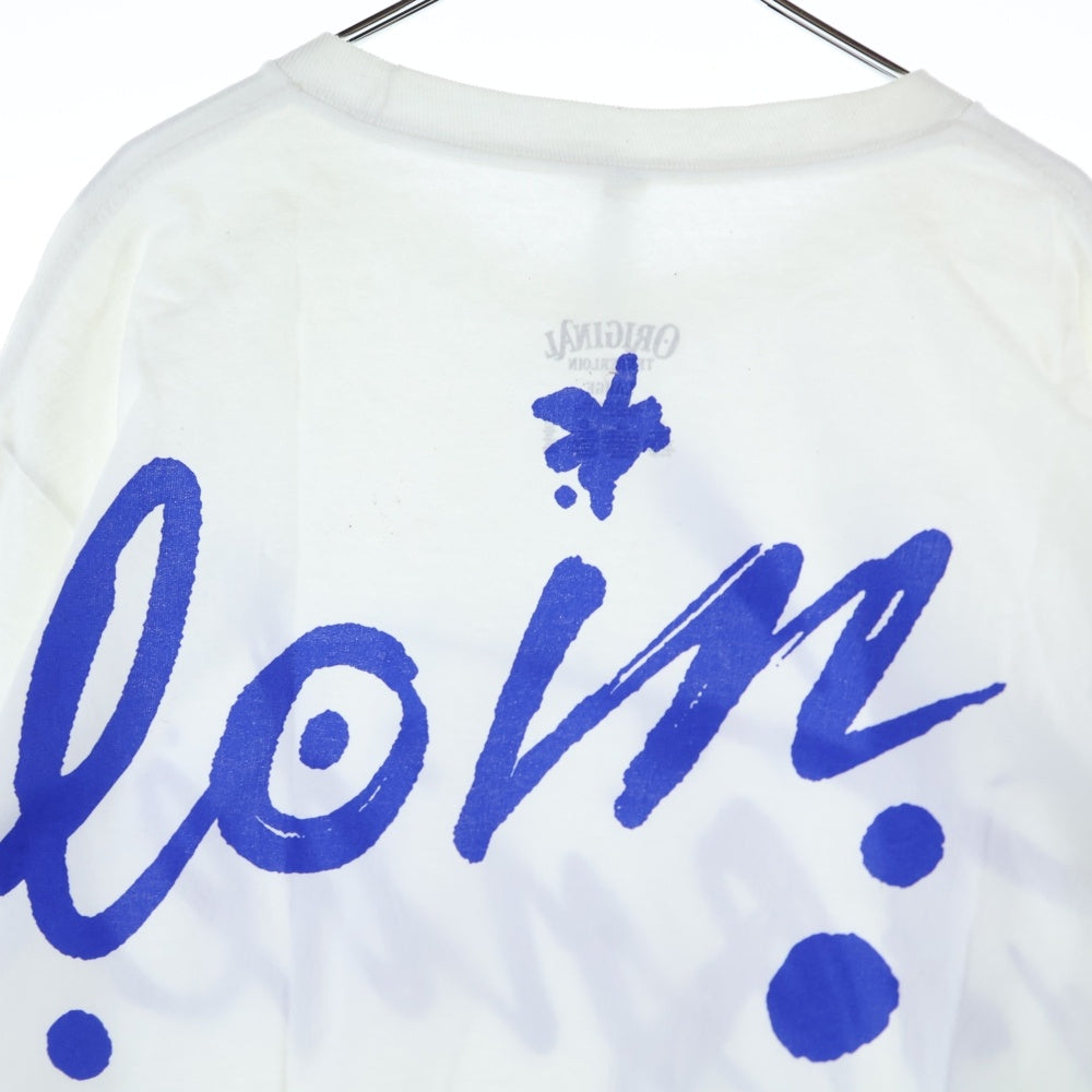 TENDERLOIN(テンダーロイン) 2D L/S TEE 両面プリント クルーネック 長袖Tシャツ ホワイト