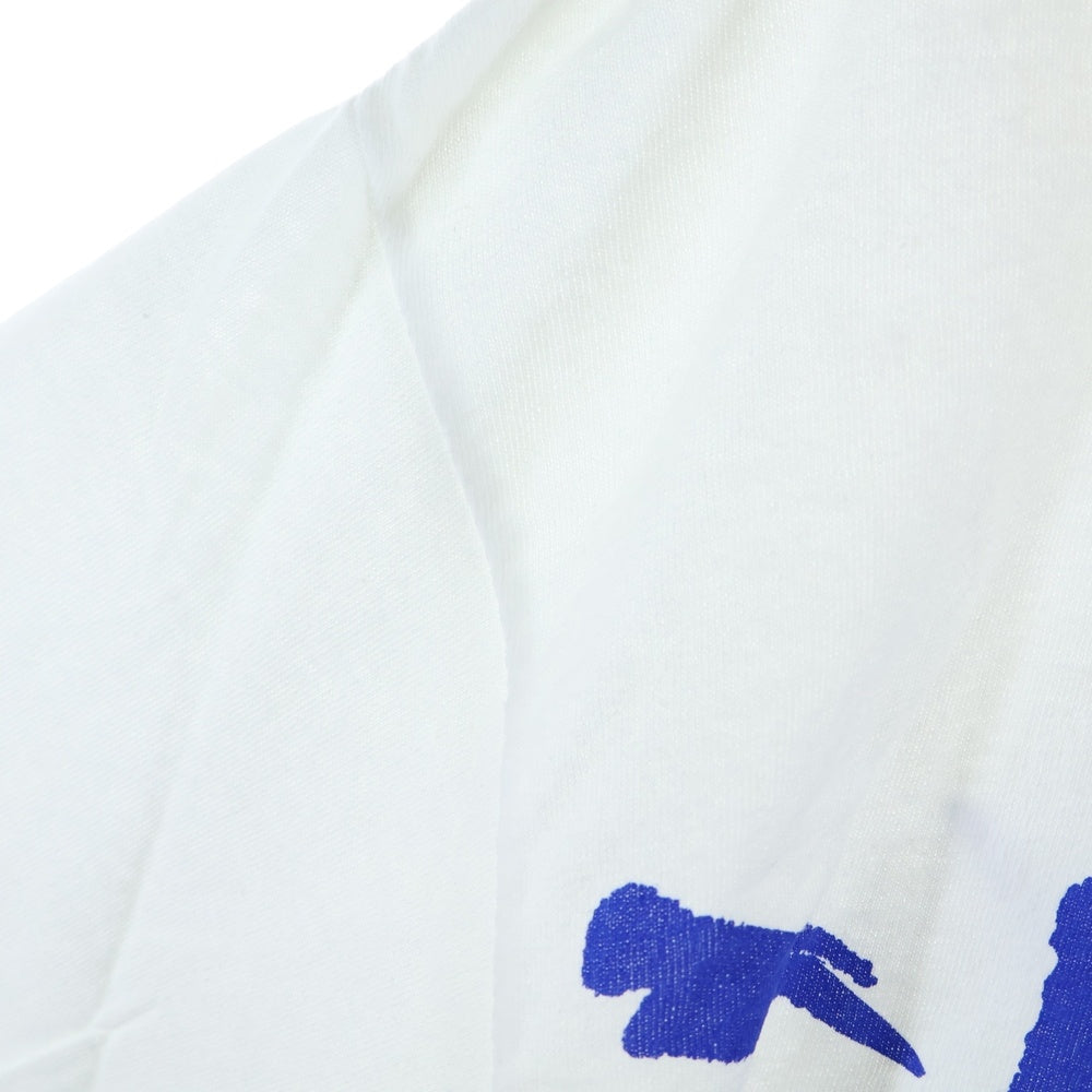 TENDERLOIN(テンダーロイン) 2D L/S TEE 両面プリント クルーネック 長袖Tシャツ ホワイト