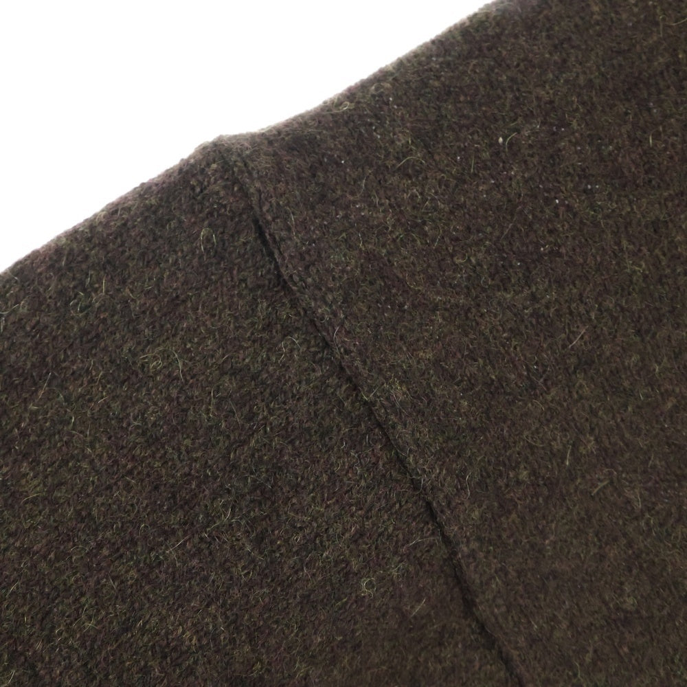 Kaval(カヴァル) Cashmere Sable Knit カシミヤ セーブル クルーネック ニット セーター ブラウン