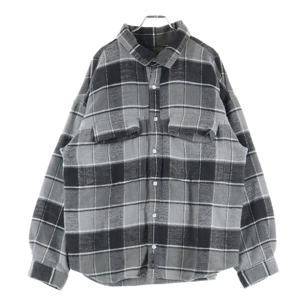 TENDERLOIN(テンダーロイン) FLANNEL CHECK フランネル チェック 長袖シャツ グレー