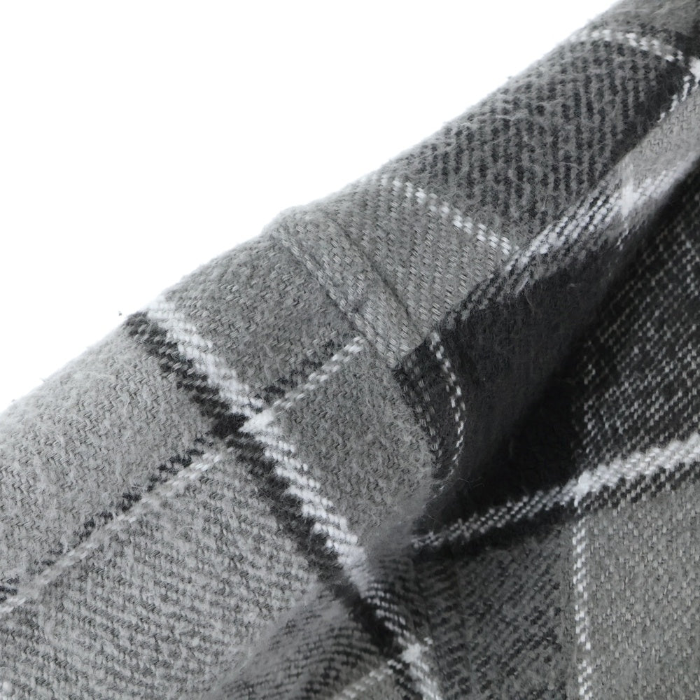 TENDERLOIN(テンダーロイン) FLANNEL CHECK フランネル チェック 長袖シャツ グレー