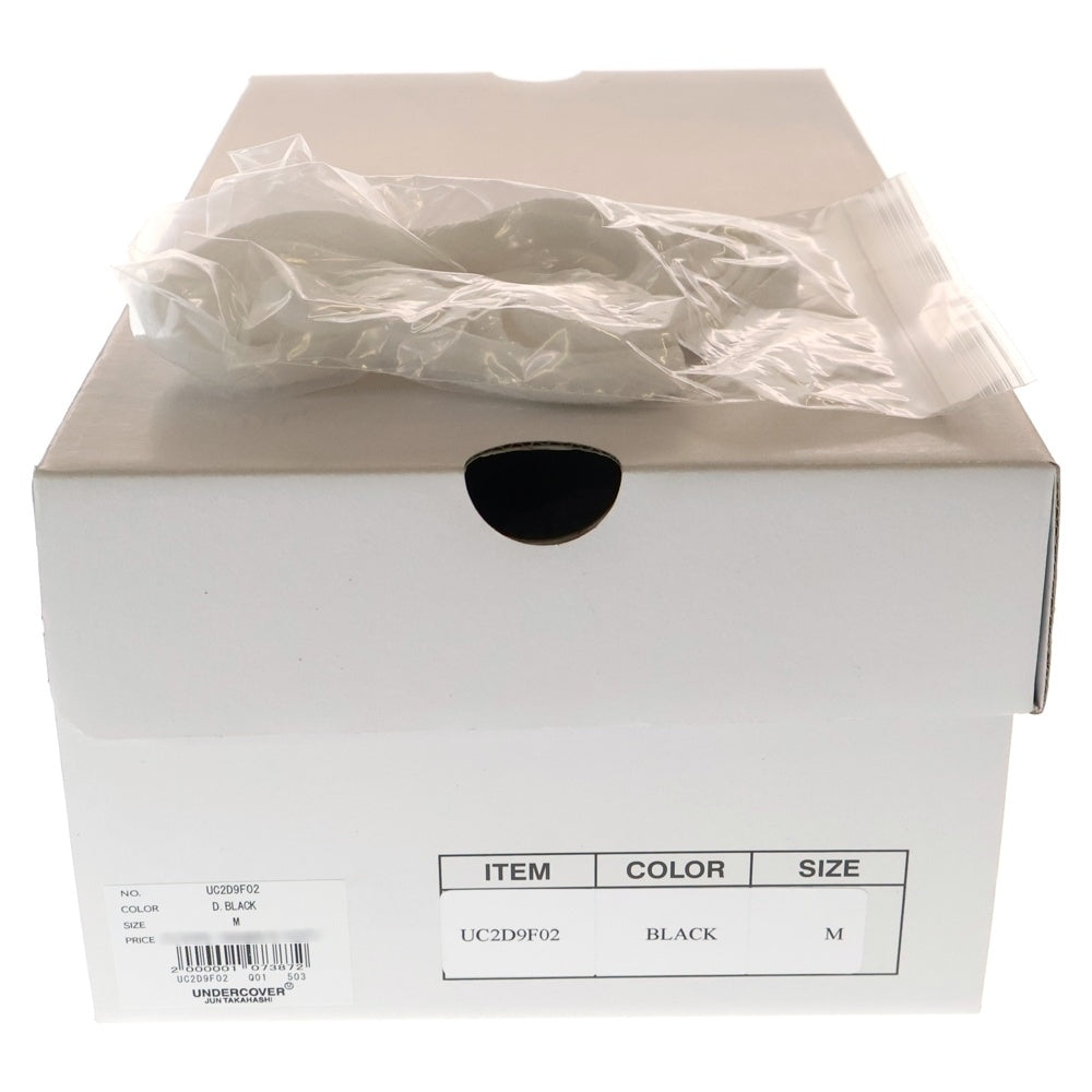 UNDERCOVER(アンダーカバー) TOE LOGO LEATHER SNEAKERS トゥーロゴ レザー ローカットスニーカー ブラック UC2D9F02