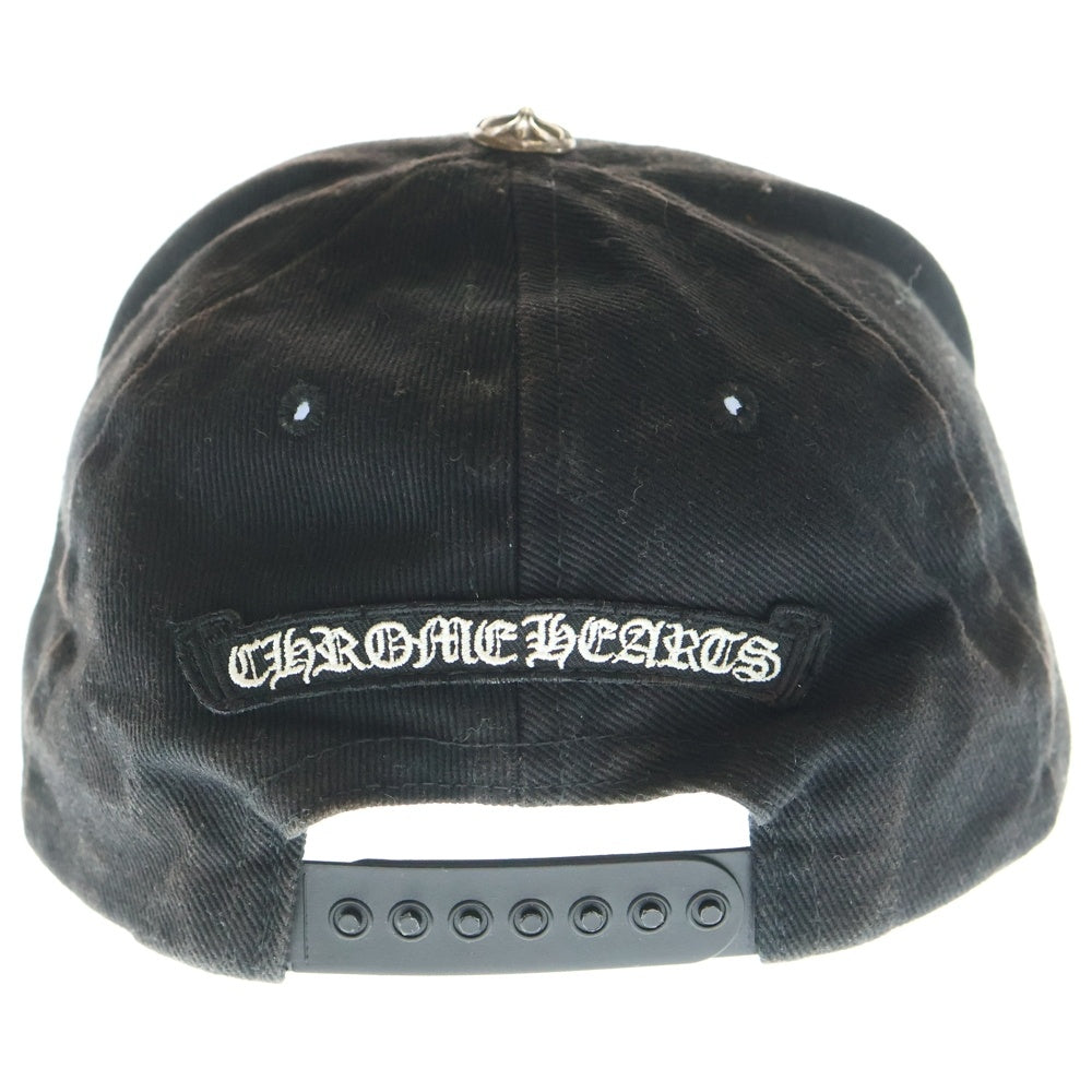 CHROME HEARTS(クロムハーツ) Horseshoe Cross Baseball Cap ホースシュー クロス刺繍 ベースボールキャップ ブラック