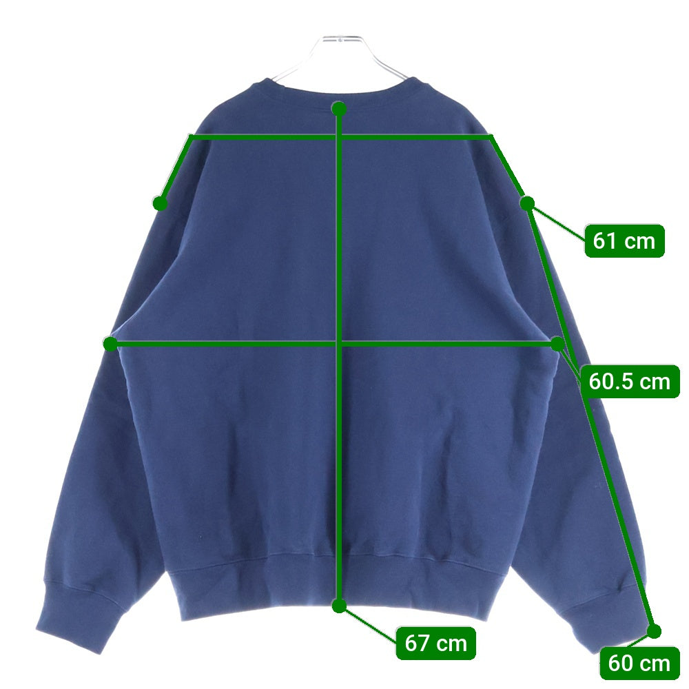 SUPREME(シュプリーム) Small Box Logo Sweatshirt スモールボックスロゴ クルーネック スウェットトレーナー ネイビー