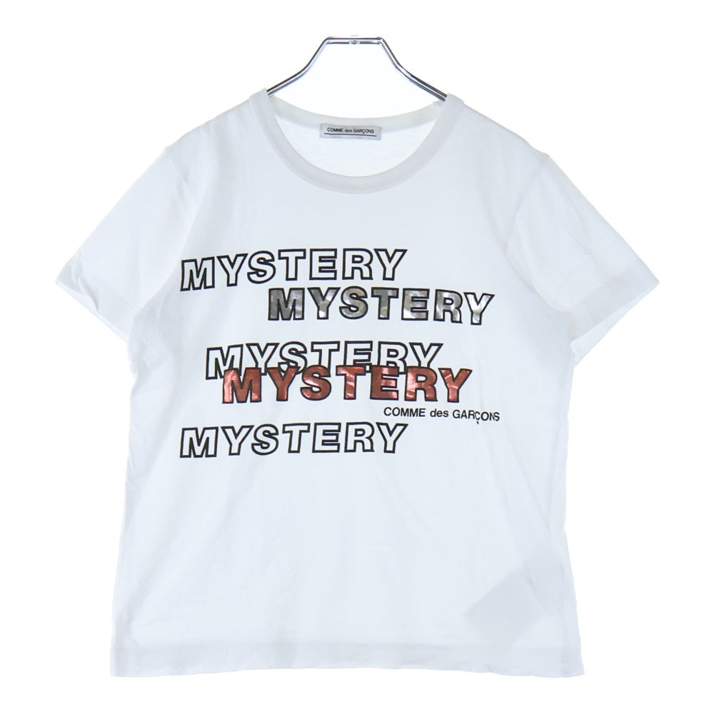 COMME des GARCONS(コムデギャルソン) ハッピーミステリーバッグ限定 フロントプリント クルーネックTシャツ 半袖カットソー レディース ホワイト OJ-T101