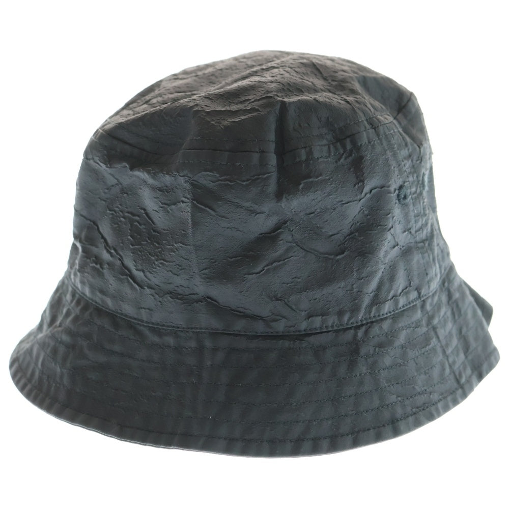 Rick Owens(リックオウエンス) ×Champion チャンピオン 刺繍ロゴ ナイロンバケットハット 帽子 ブラック CM01B5633-CHNY