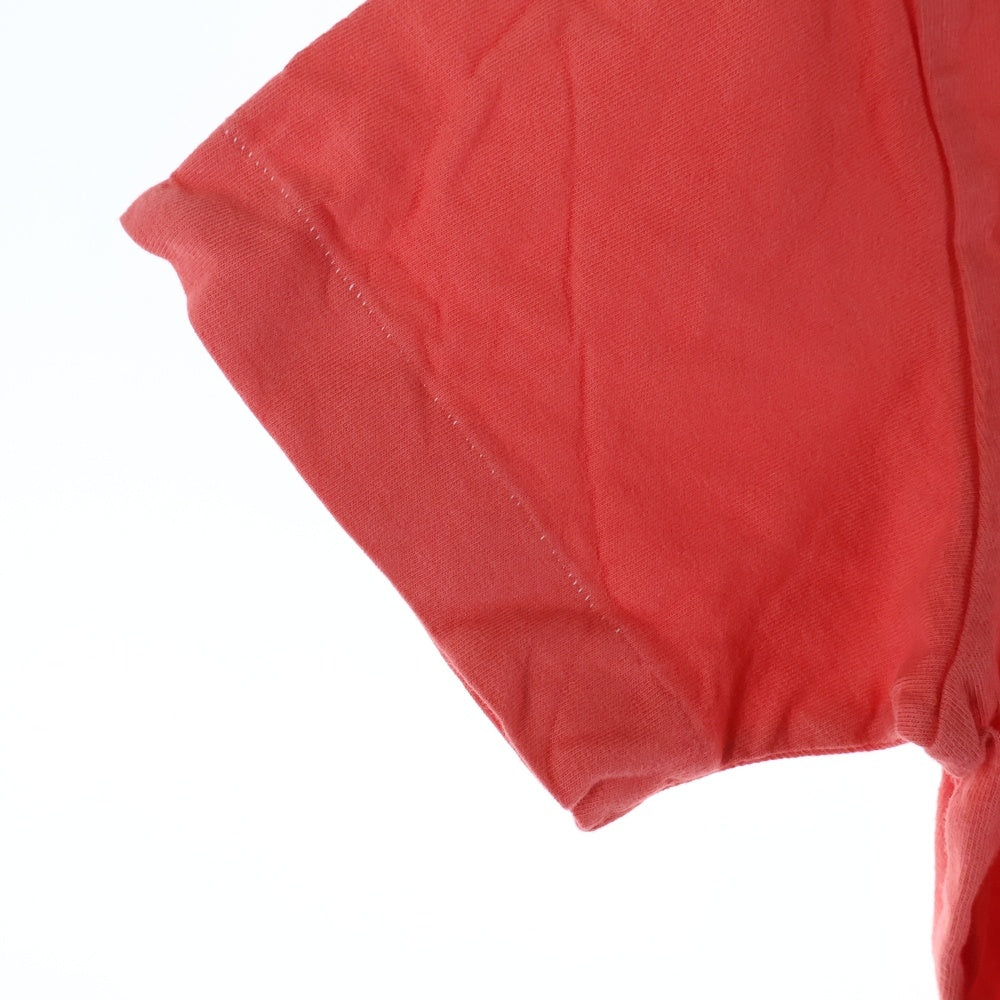 PLAY COMME des GARCONS(プレイコムデギャルソン) フロントロゴ ハートロゴ刺繍 クルーネックTシャツ 半袖カットソー レディース レッド AE-T101