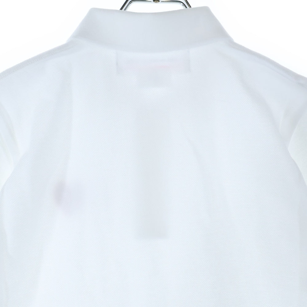 COMME DES GARCONS GIRL(コムデギャルソンガール) コットン ハートロゴ刺繍 半袖ポロシャツワンピース レディース ホワイト NY-T301