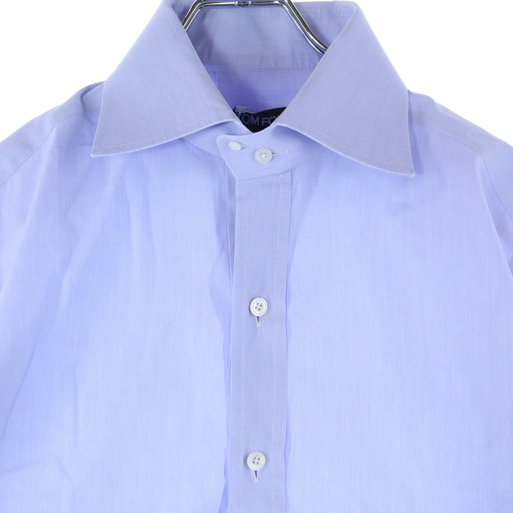 TOM FORD(トムフォード) コットン カッターシャツ 長袖シャツ ブルー
