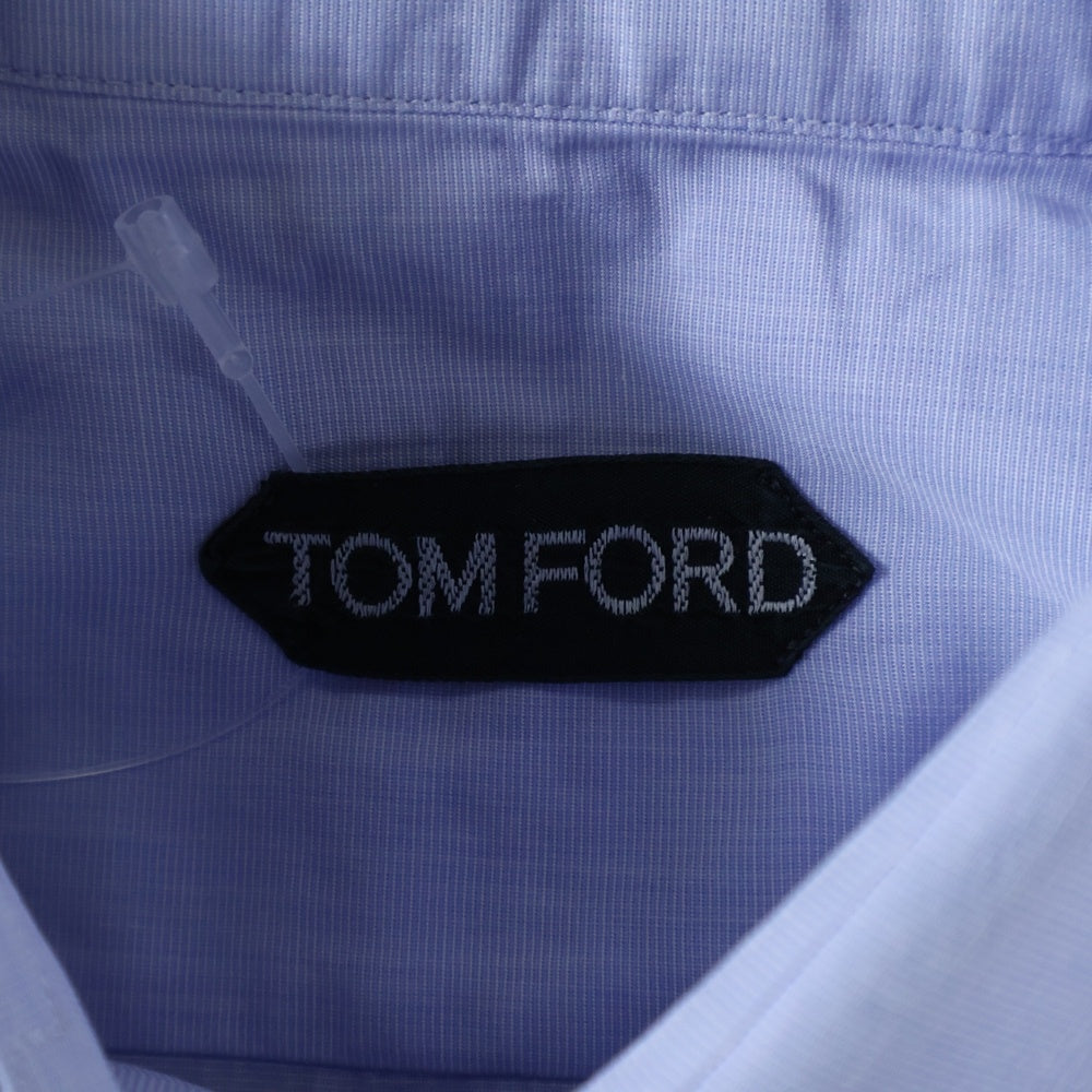 TOM FORD(トムフォード) コットン カッターシャツ 長袖シャツ ブルー