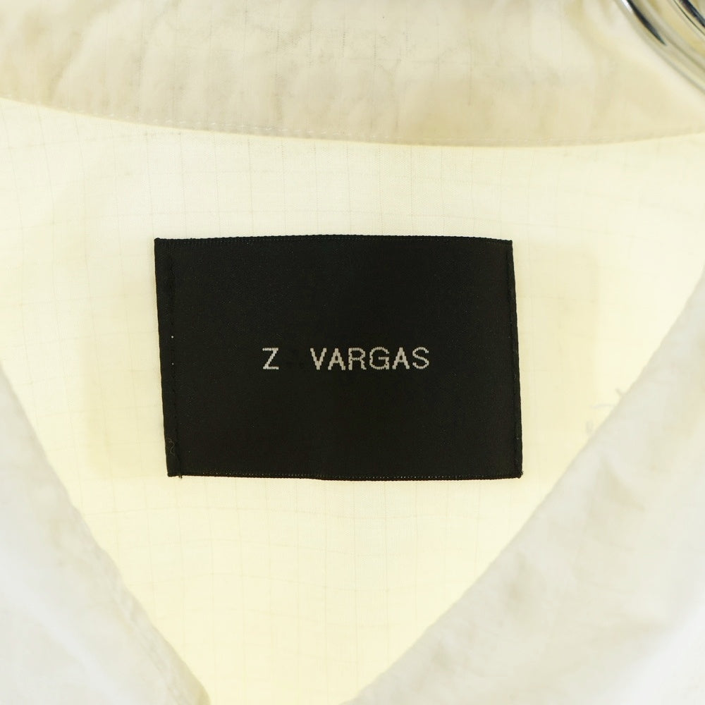 Z.VARGAS(ザックバルガス) コットン オーバーサイズ 長袖シャツ ホワイト