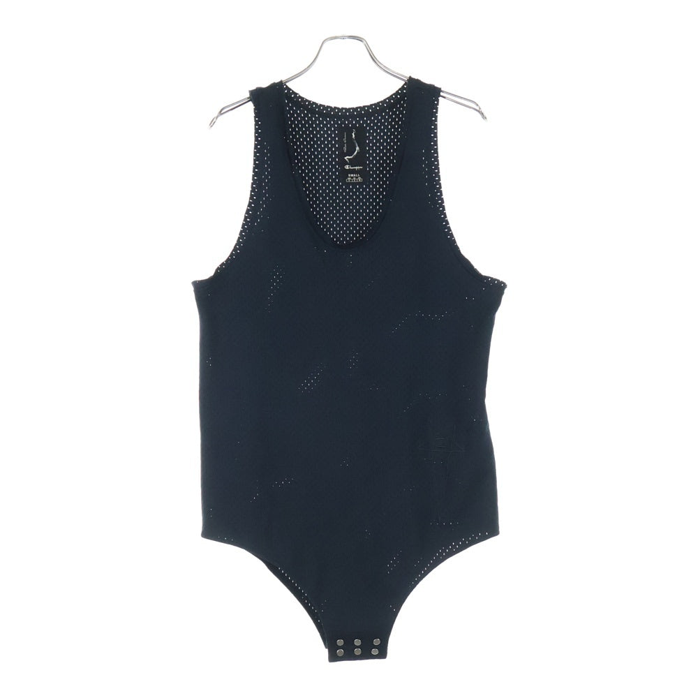 Rick Owens(リックオウエンス) ×CAHMPION チャンピオン ロゴ刺繍 メッシュタンクトップ ブラック CM21S0011-216765