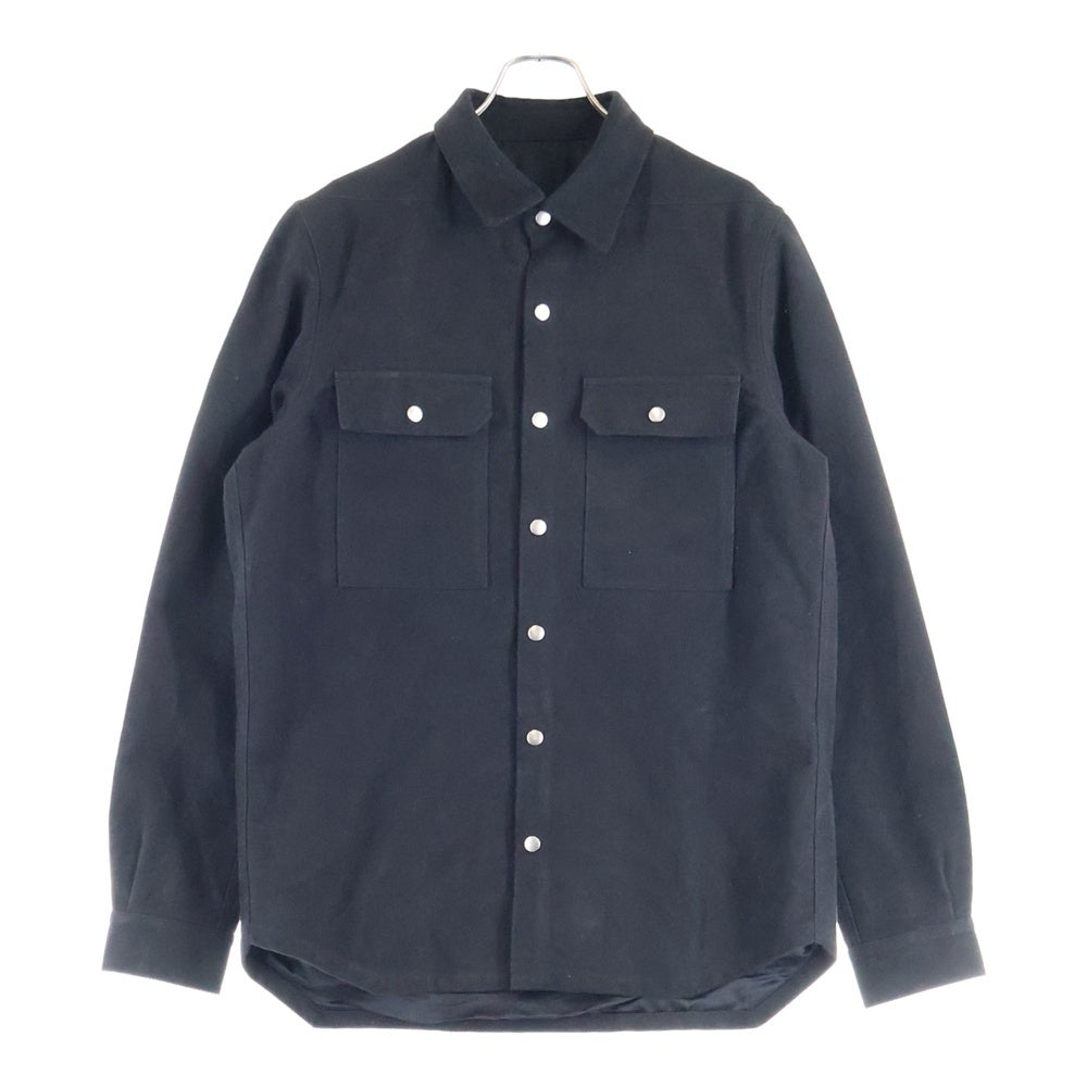 Rick Owens(リックオウエンス) 24AW OUTER SHIRT シャツジャケット ブラック RU02D6729TB