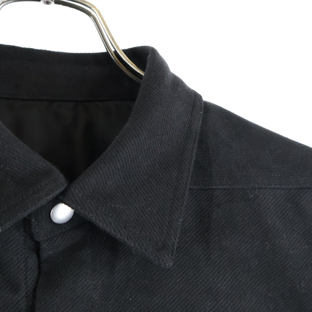 Rick Owens(リックオウエンス) 24AW OUTER SHIRT シャツジャケット ブラック RU02D6729TB