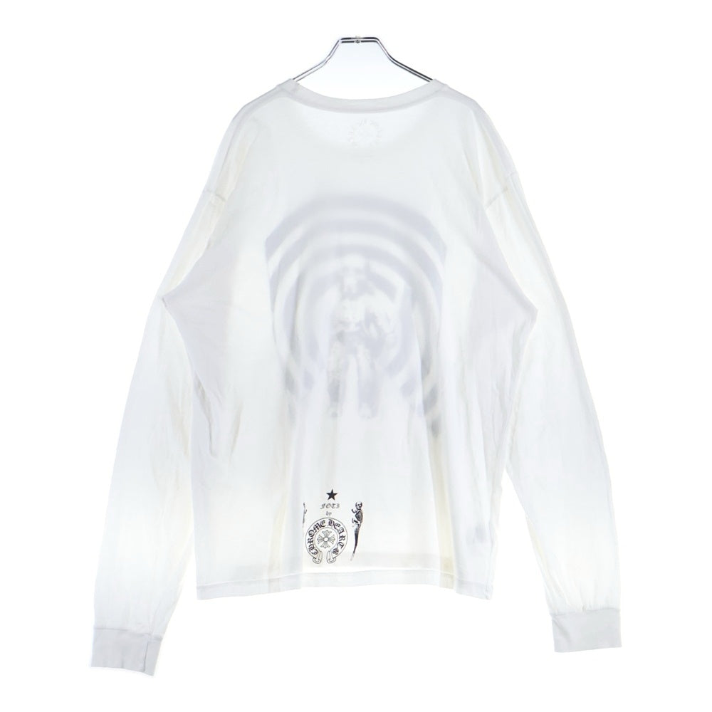CHROME HEARTS(クロムハーツ) FOTI L/S TEE フォティ クルーネック 長袖Tシャツ ホワイト