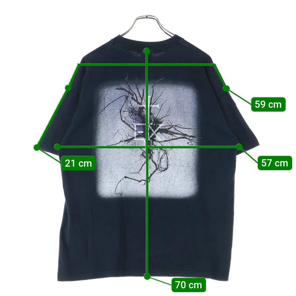 VINTAGE(ヴィンテージ) 00s In Extremo イン エクストレモ 両面プリント クルーネック 半袖Tシャツ ブラック