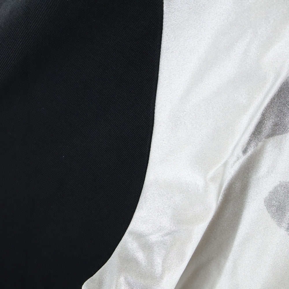 Jean Paul GAULTIER(ジャンポールゴルチエ) Madonna Eyes マドンナ フロントデザイン モックネック ロングスリーブカットソー ホワイト/ブラック