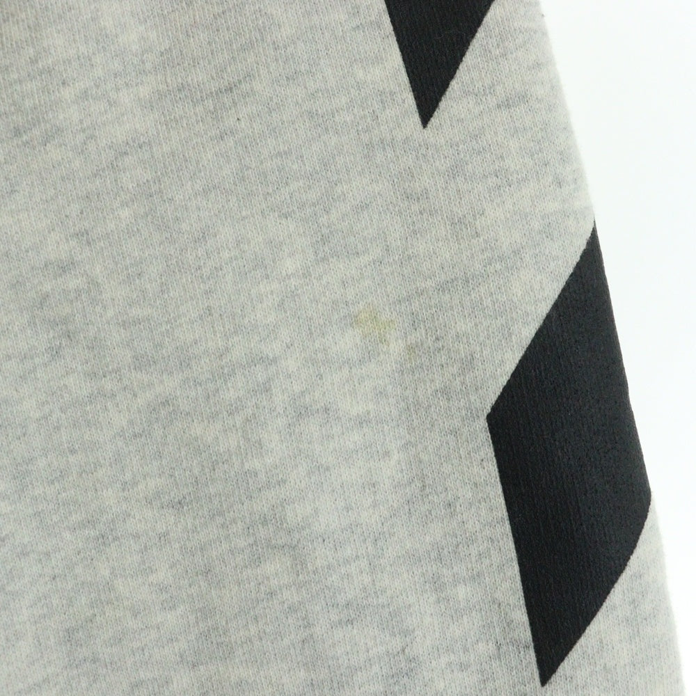 OFF-WHITE(オフホワイト) 20AW アローシェイクハンドプリント スウェット トレーナー OMBA035F20FLE003 グレー