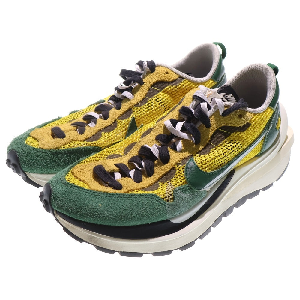 NIKE(ナイキ) ×sacai VAPOR WAFFLE CV1363-700 サカイ ヴェイパーワッフル ローカットスニーカー イエロー/グリーン US10/28cm