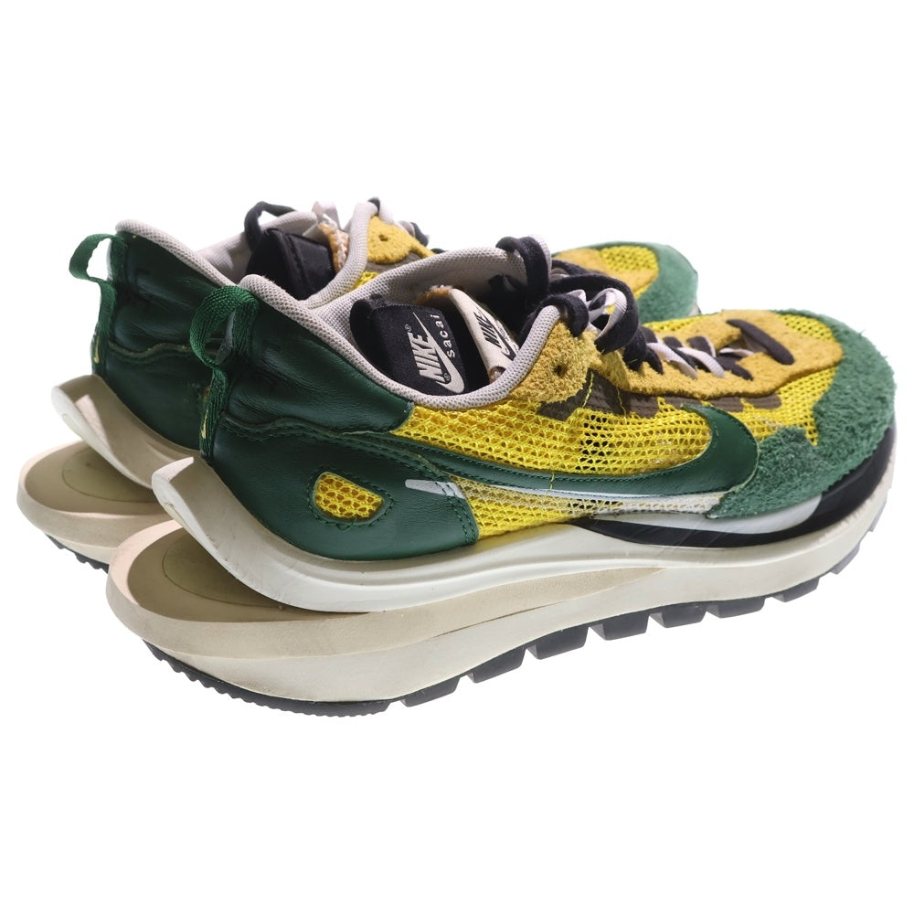 NIKE(ナイキ) ×sacai VAPOR WAFFLE CV1363-700 サカイ ヴェイパーワッフル ローカットスニーカー イエロー/グリーン US10/28cm