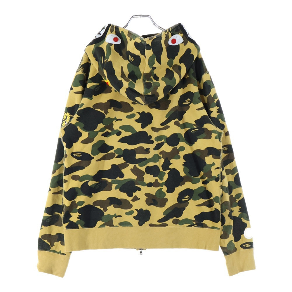 A BATHING APE(アベイシングエイプ) 1st Camo Shark Full Zip Hoody カモ シャーク フル ジップ フーディ パーカー 001ZPI801015M