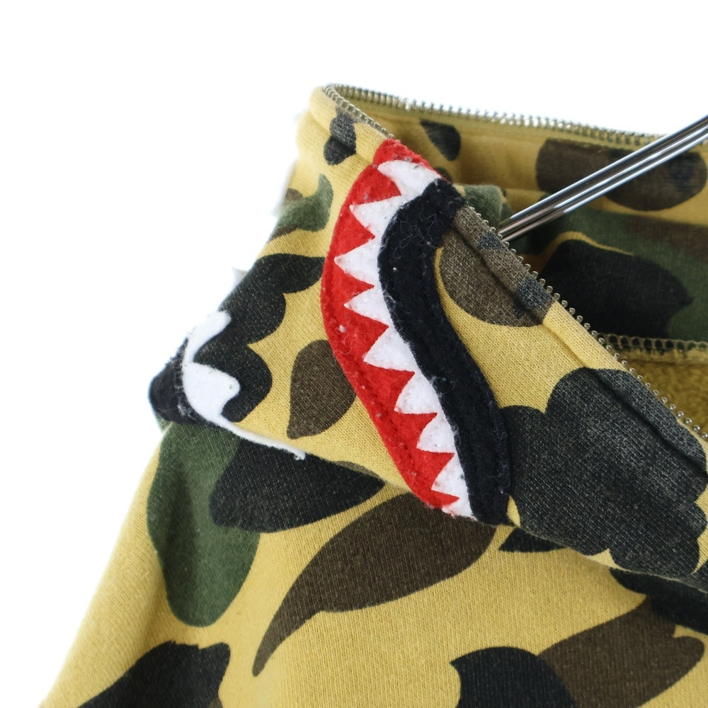 A BATHING APE(アベイシングエイプ) 1st Camo Shark Full Zip Hoody カモ シャーク フル ジップ フーディ パーカー 001ZPI801015M