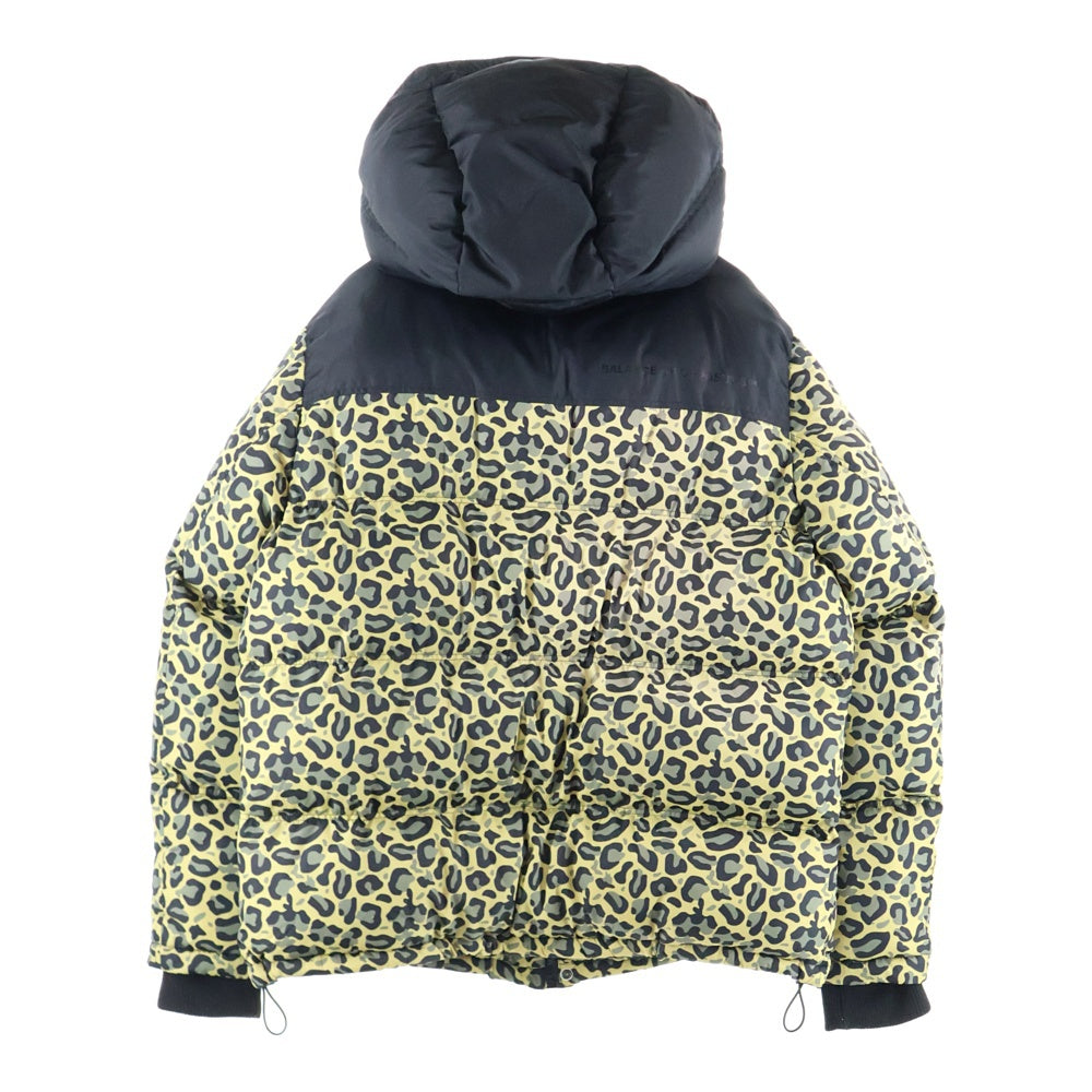 RVCA(ルーカ) クルーシャル パファー ジャケット 中綿 レオパード フィーディ BC042778 イエロー