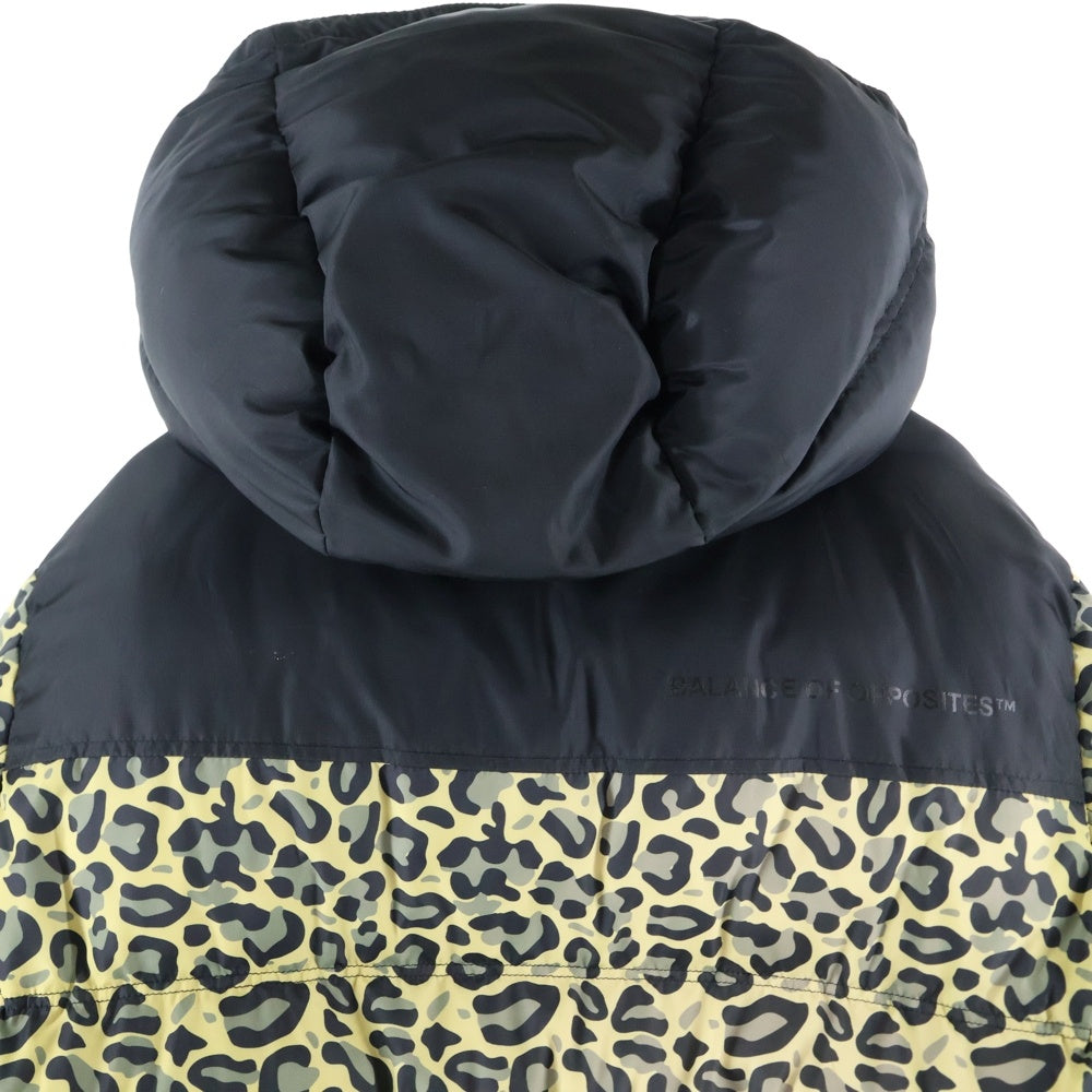 RVCA(ルーカ) クルーシャル パファー ジャケット 中綿 レオパード フィーディ BC042778 イエロー