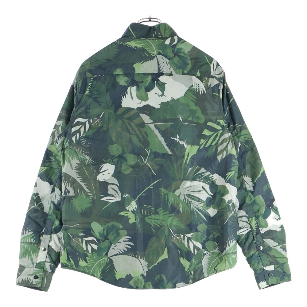 VALENTINO(ヴァレンティノ) FOREST 総柄 ナイロン リバーシブルジャケット グリーン