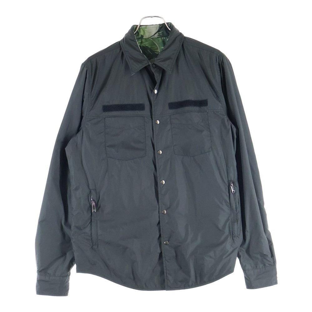 VALENTINO(ヴァレンティノ) FOREST 総柄 ナイロン リバーシブルジャケット グリーン