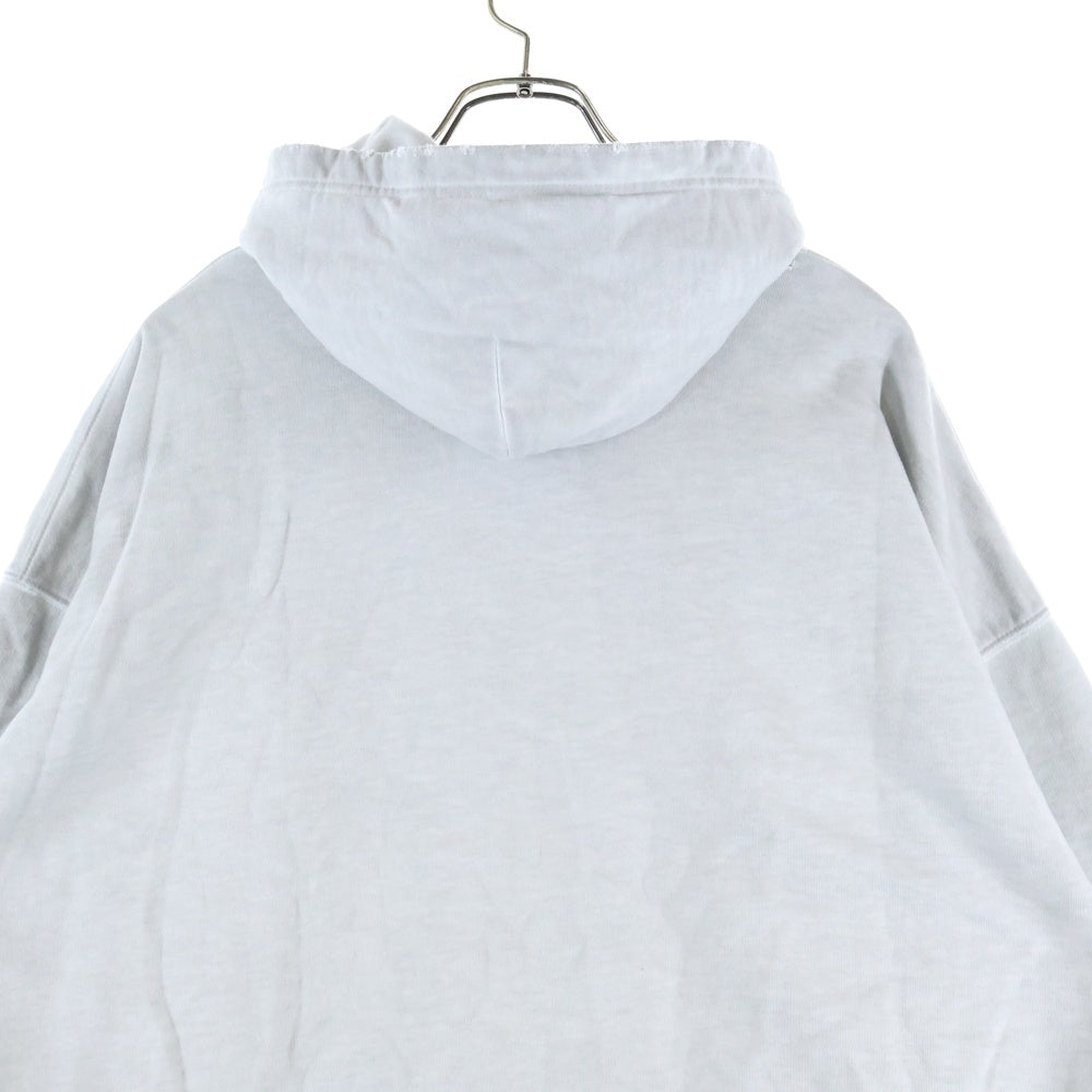 BALENCIAGA(バレンシアガ) 22AW 90/10 Hoodie Wide Fit 675003 TMVH4 フロントプリント プルオーバーパーカー グレー