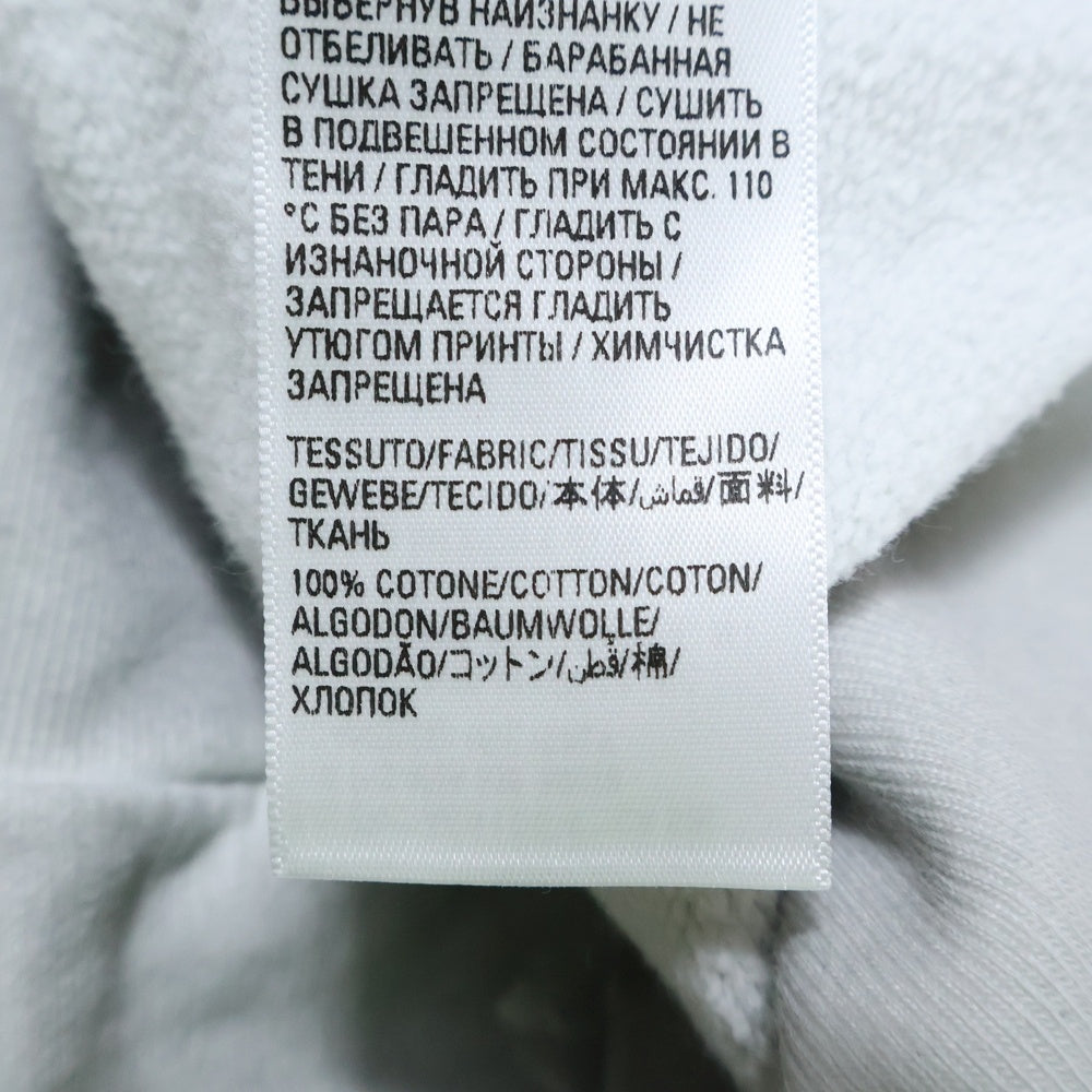BALENCIAGA(バレンシアガ) 22AW 90/10 Hoodie Wide Fit 675003 TMVH4 フロントプリント プルオーバーパーカー グレー