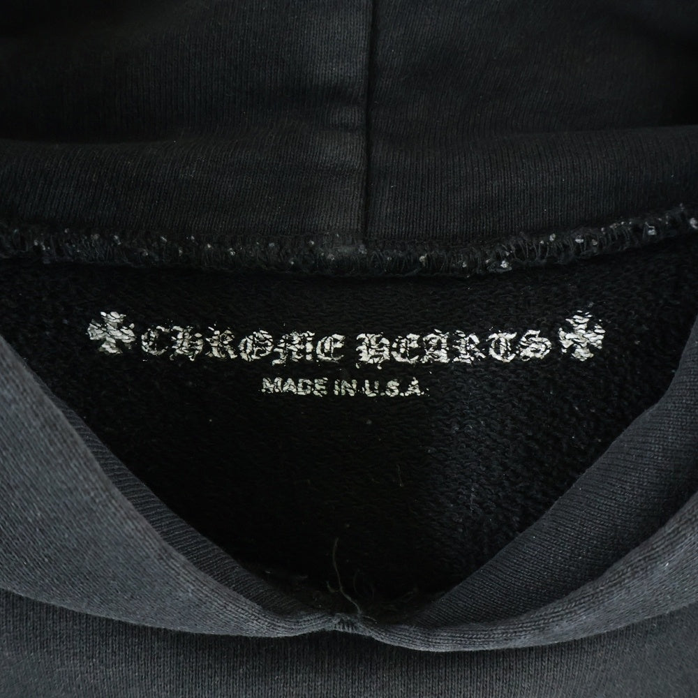 CHROME HEARTS(クロムハーツ) ×MATTY BOY PPO STAY FAST RACE TEAM HD PLVR マッティボーイ ステイファスト プルオーバースウェットパーカー ブラック