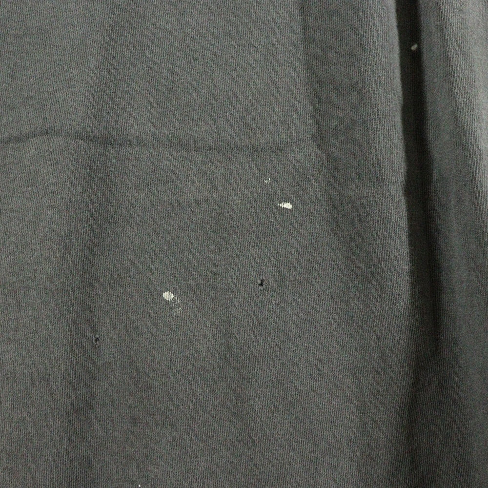 SAINT MICHAEL(セントマイケル) 25SS ×FEAR OF GOD SNT OF GOD FG_SS TEE VINTAGE加工 セントオブゴッド 両面プリント クルーネック 半袖Tシャツ カットソー グレー SM-HR8-0000-C01