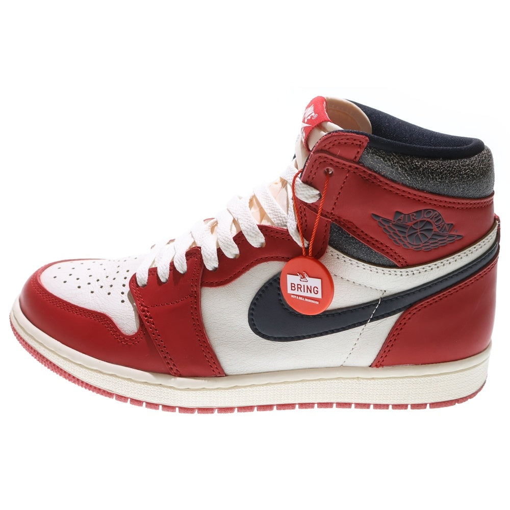 NIKE(ナイキ) AIR JORDAN 1 HIGH OG CHICAGO LOST & FOUND DZ5485-612 エアジョーダン1 シカゴ ロストアンドファウンド ハイカットスニーカー ホワイト/レッド US9/27cm