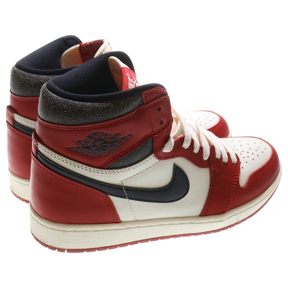NIKE(ナイキ) AIR JORDAN 1 HIGH OG CHICAGO LOST & FOUND DZ5485-612 エアジョーダン1 シカゴ ロストアンドファウンド ハイカットスニーカー ホワイト/レッド US9/27cm