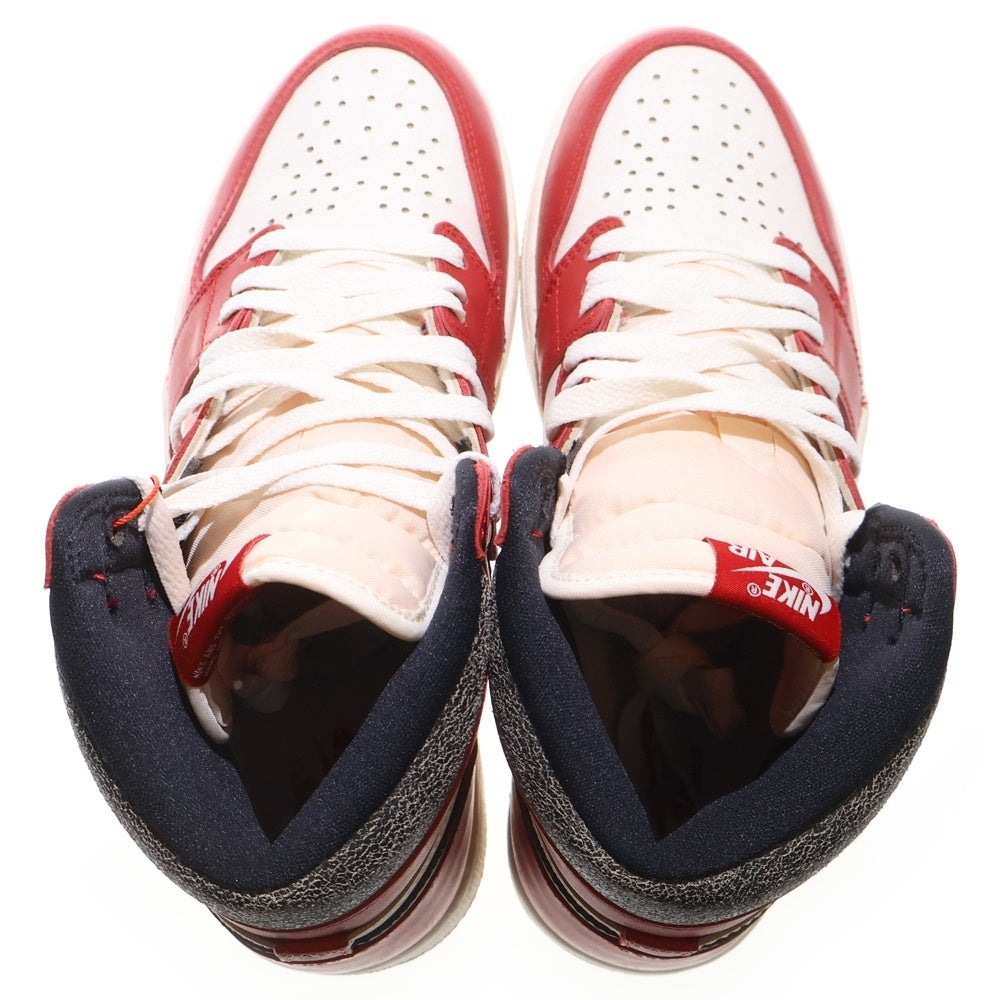 NIKE(ナイキ) AIR JORDAN 1 HIGH OG CHICAGO LOST & FOUND DZ5485-612 エアジョーダン1 シカゴ ロストアンドファウンド ハイカットスニーカー ホワイト/レッド US9/27cm