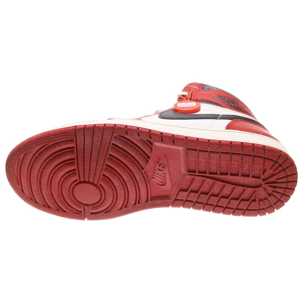 NIKE(ナイキ) AIR JORDAN 1 HIGH OG CHICAGO LOST & FOUND DZ5485-612 エアジョーダン1 シカゴ ロストアンドファウンド ハイカットスニーカー ホワイト/レッド US9/27cm
