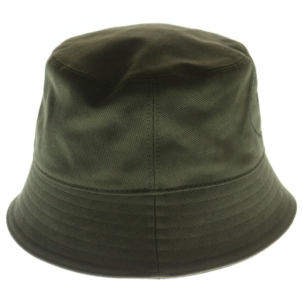 PRADA(プラダ) フロントロゴ刺繍 バケットハット カーキ