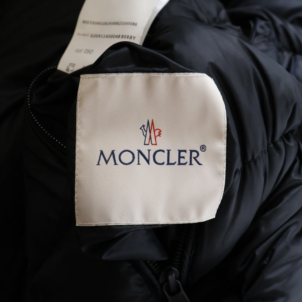 MONCLER(モンクレール) 21aw Goustan MCGOUSTAN リバーシブル ダウンジャケット ナイロン ボア G20911A00048 ホワイト ブラック