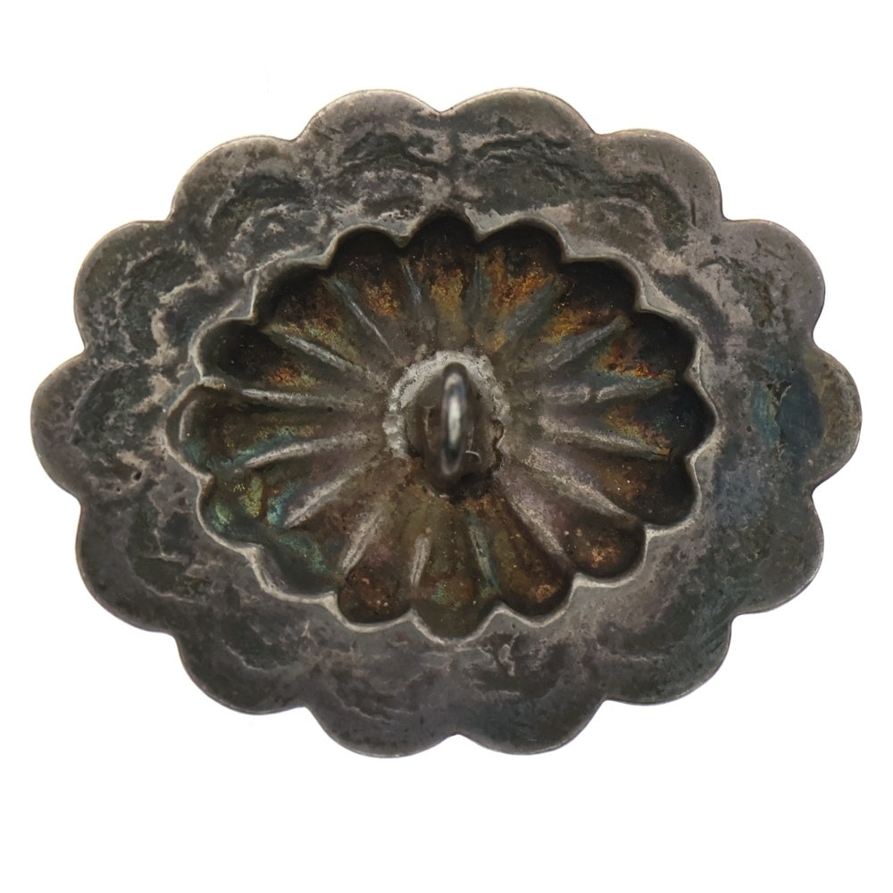 goro's(ゴローズ) K18付きフラワーコンチョ横 シルバー/ゴールド