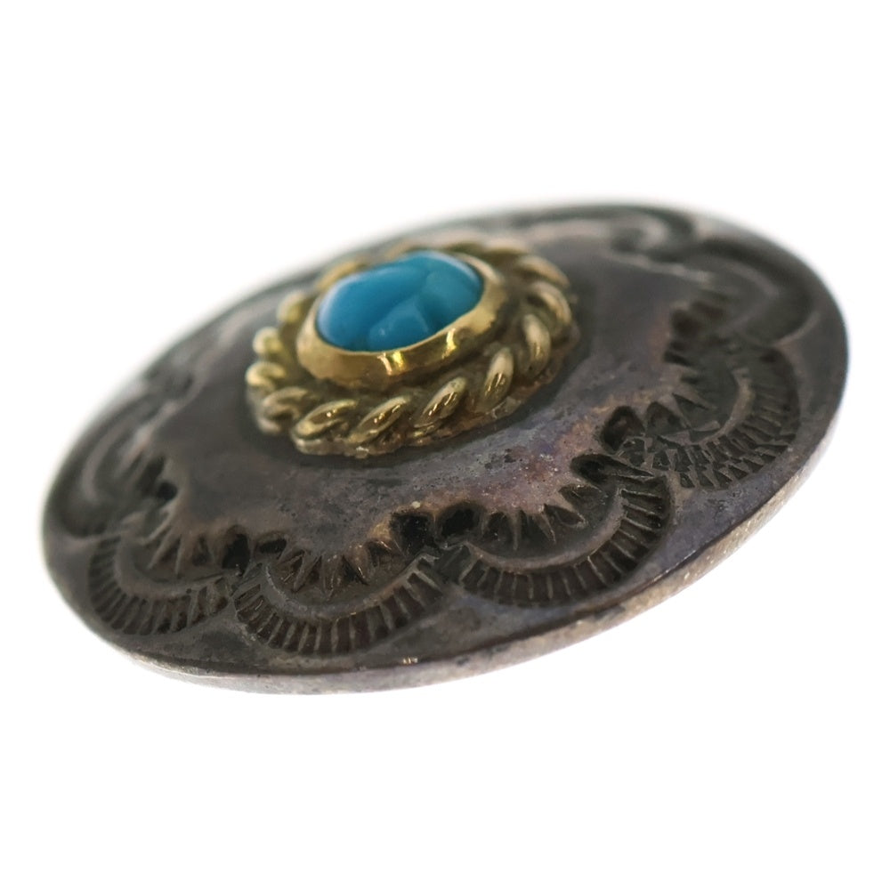 goro's(ゴローズ) 金縄ターコイズ付きスタンプコンチョ