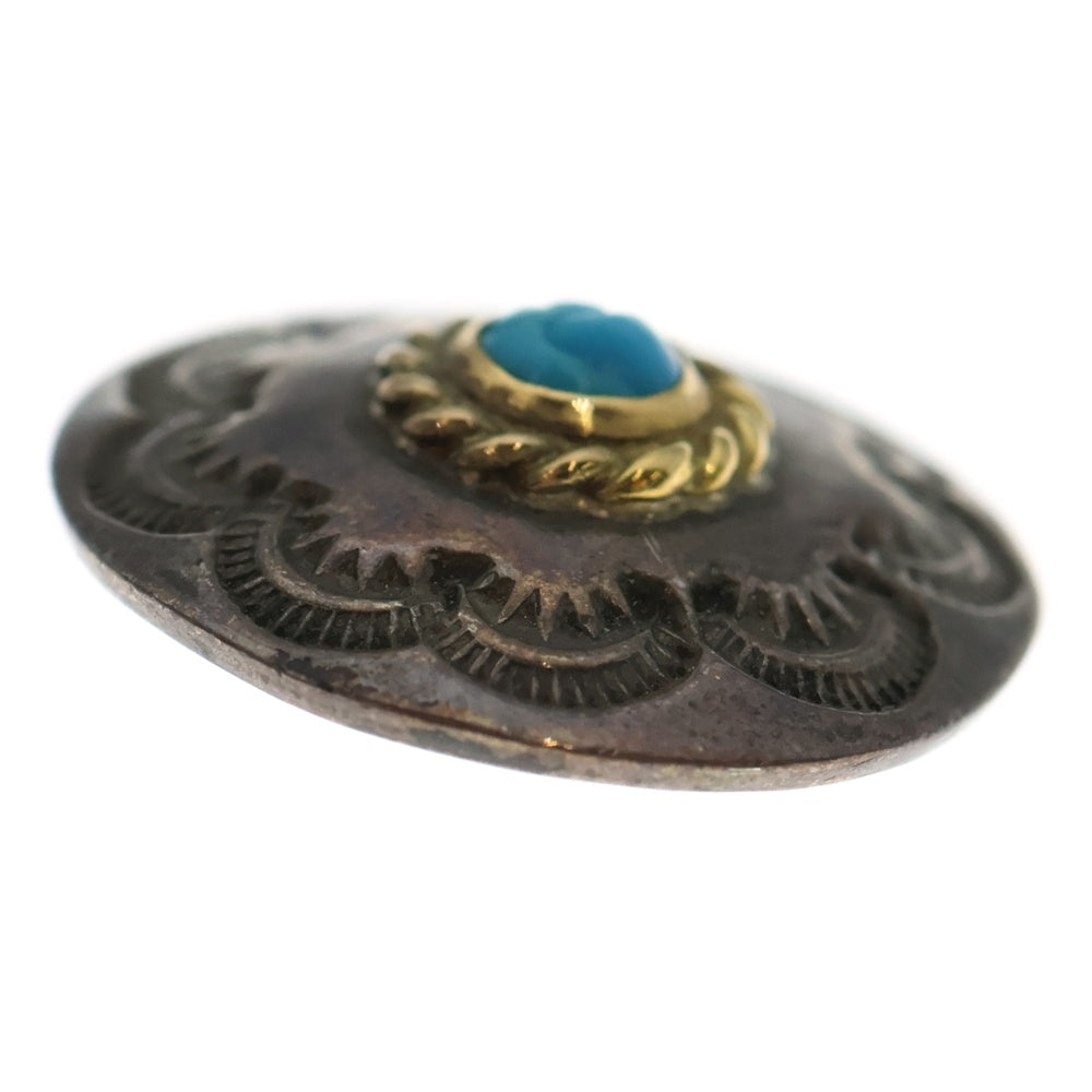 goro's(ゴローズ) 金縄ターコイズ付きスタンプコンチョ